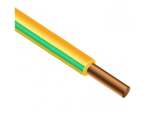 PuV (PV-1) 1x6.0 GOST yellow-green TDM (SQ0124-0237)