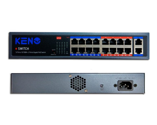 KN-SW1602POE+