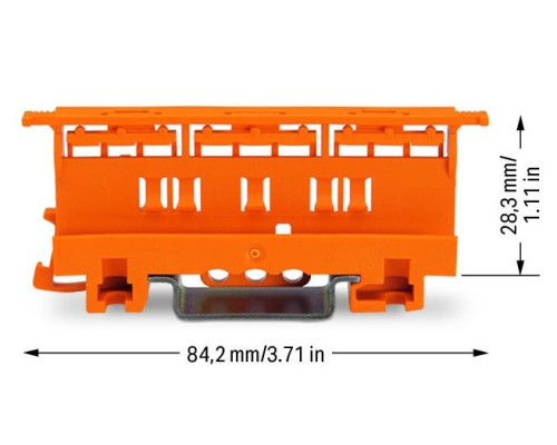 WAGO 221-510 terminal mounting adapter