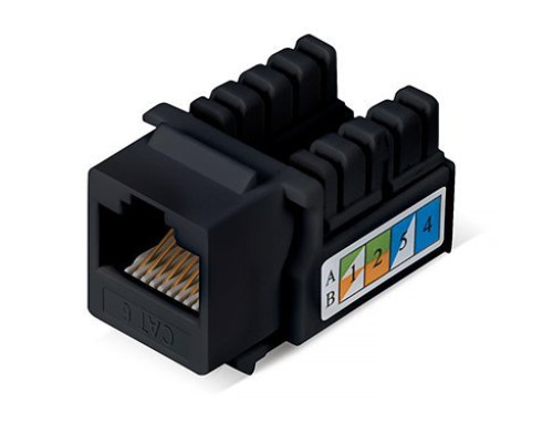 KJ-RJ45-Cat.6-90-BK (9483c)