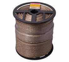 Steel cable in PVC sheath d=6.0 mm, transparent (150m)(09-5260)