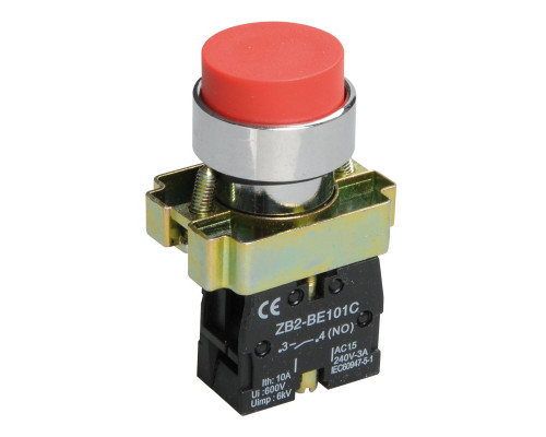 Button LAY5-BL41 without illumination red 1h (BBT70-BL-K05)