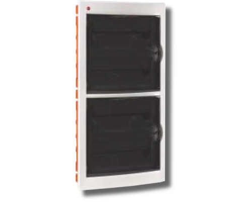 Flush-mounted enclosure with door 54 modules IP41 white (81572)