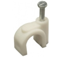 Plastic clip with a nail, D=5-6 (100pcs) (51600)