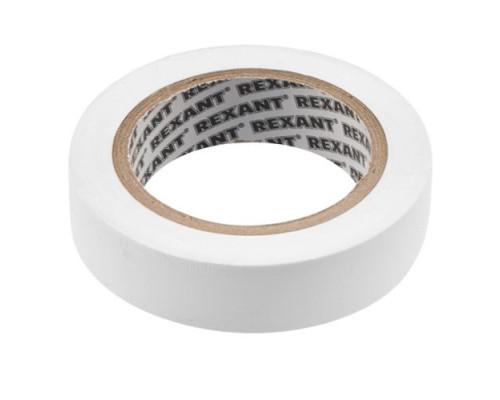 White PVC electrical tape 15x20x0.13mm (KR-09-2601)