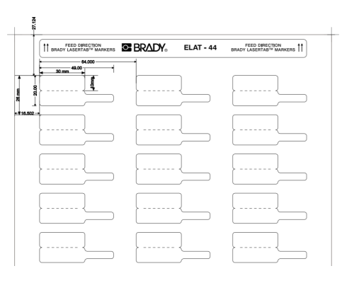 ELAT-44-425 (pack of 25 sheets)