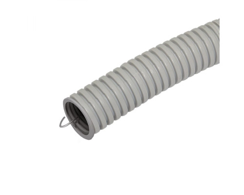 PVC pipe light gray D=20 (RuVinil) (12001)