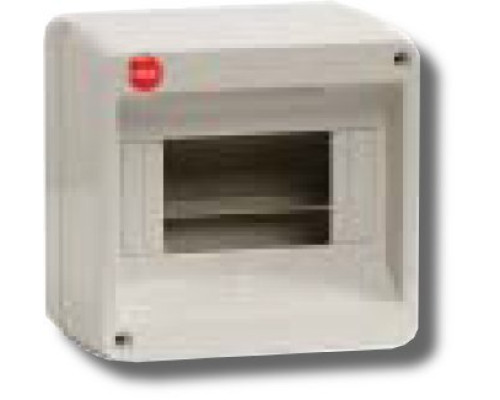 Wall shield without door 8 modules IP40 gray (83608)