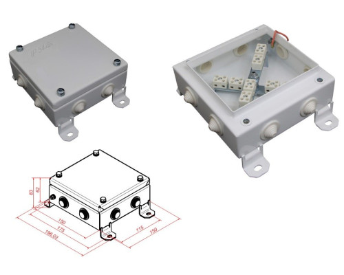 KM-O (16k)-IP55-1515, eight inputs