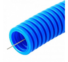 Pipe PP light flame retardant blue with probe D=32 (PR02.0078)