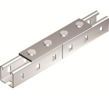 Connecting plate, length 190 mm, 4 holes (BMD1012HDZ)