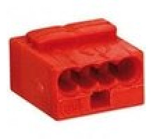 WAGO 243-804 Terminal MICRO 4-wire red