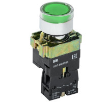 Button LAY5-BW3361 with backlight green 1h (BBT50-BW-K06)