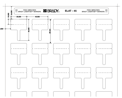 ELAT-45-425 (pack of 25 sheets)