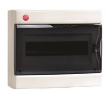 Wall shield with door 12 modules IP41 white (84612)