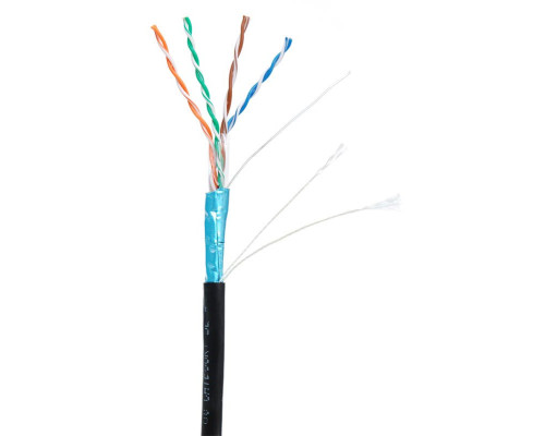 F/UTP 4pair, Cat5e, Out, PE (EC-UF004-5E-PE-BK)