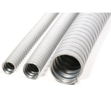 Metal hose in PVC insulation MRPI NG 25, gray (zeta41913)