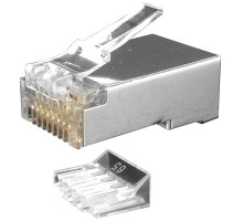 RJ-45 (8P8C) Cat.6, shielded, with insert