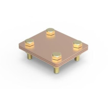 Connector strip - strip, 80x70 mm, copper (NG3105CU)