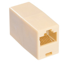 RJ-45 (female)-RJ-45 (female) (beige)