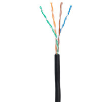 U/UTP 4pair, Cat5e, Out, PE (EC-UU004-5E-PE-BK-1)