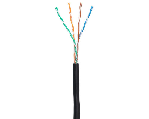 U/UTP 4pair, Cat5e, Out, PE (EC-UU004-5E-PE-BK-1)