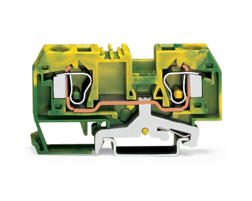 WAGO 280-907 terminal 2-wire with ground, green-yellow