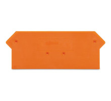 WAGO 280-326 end and intermediate plate, orange