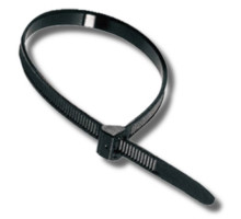 Nylon cable tie 250x3.6 mm, black (pack of 100 pcs) (07-0251)