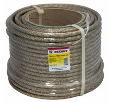 Steel cable in PVC sheath d=10.0 mm, transparent (50m)(09-5300)