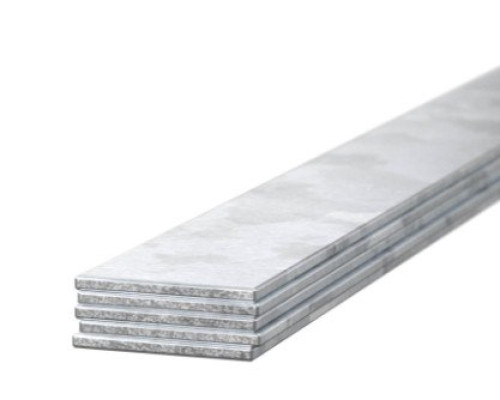 Strip 40x4 mm, hot dip galvanized steel, 3 m (NC244403)