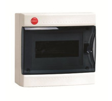 Wall shield with door 8 modules IP41 white (84608)