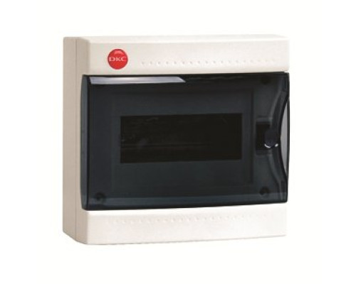 Wall shield with door 8 modules IP41 white (84608)