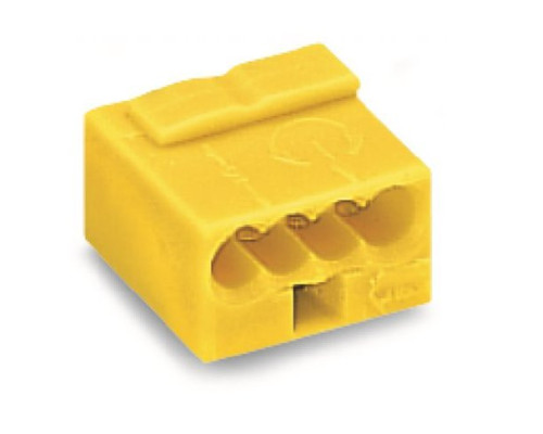 WAGO 243-504 Terminal MICRO 4-wire yellow