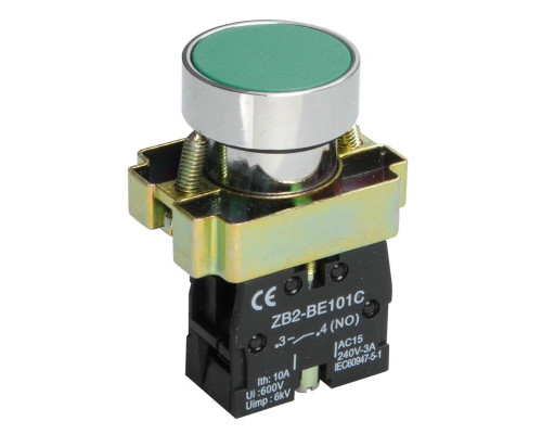 Button LAY5-BA31 without backlight green 1g (BBT60-BA-K06)