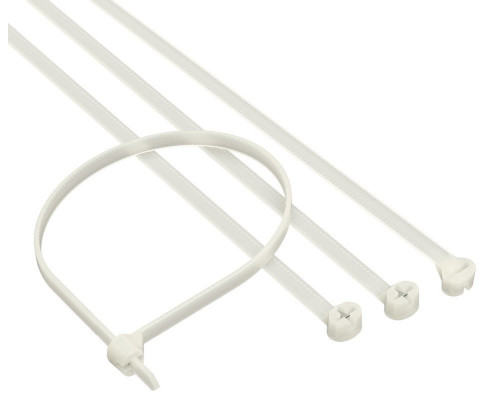 Clamp 3.6x300 P6.6, white (100pcs) (21210SR)