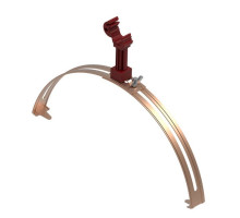 Ridge clamp with plastic holder, copper (ND2204CU)