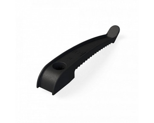 One-sided cable holder for direct mounting, black (PR13.0381)