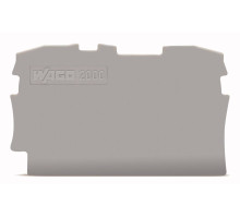 WAGO 2004-1291 end plate gray