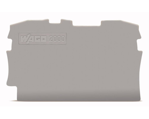 WAGO 2004-1291 end plate gray