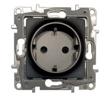 Socket 2P+E ETIKA, anthracite (672621)