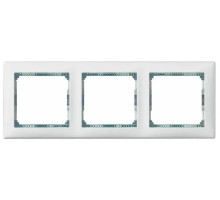 Frame Valena 3 posts, white crystal (774463)