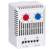 Two-channel thermostat from 0 to +60°C NO+NC (YCE-DTNO-NC-60)