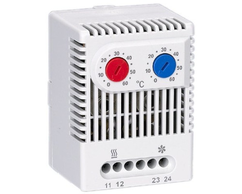 Two-channel thermostat from 0 to +60°C NO+NC (YCE-DTNO-NC-60)