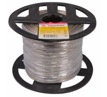 Steel cable in PVC sheath d=2.0 mm, transparent (200m)(09-5320)