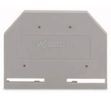 WAGO 280-301 end plate gray