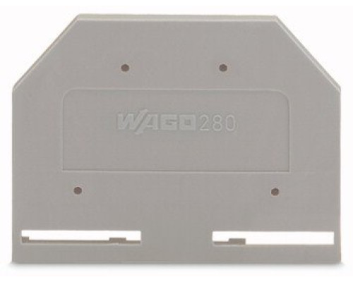 WAGO 280-301 end plate gray