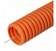 HDPE pipe heavy halogen-free (HF), orange, with probe D=25 (PR.022541о)