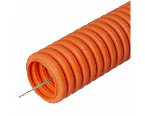 HDPE pipe heavy halogen-free (HF), orange, with probe D=25 (PR.022541о)