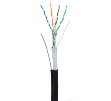 F/UTP 4pair, Cat5e, Out, Sw (EC-UF004-5E-PE-SW-BK)